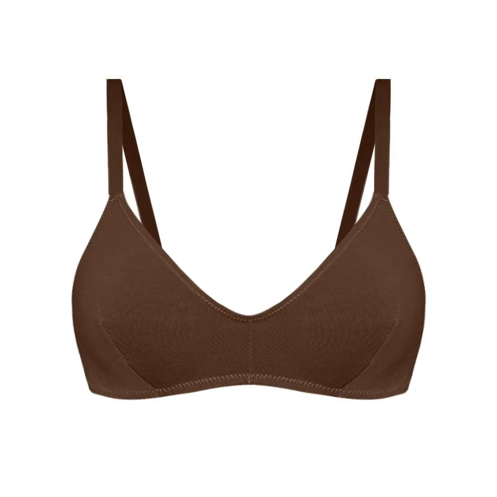 Women's Wireless Thin Push-Up Triangle Cup Bra - 3/4 Cup