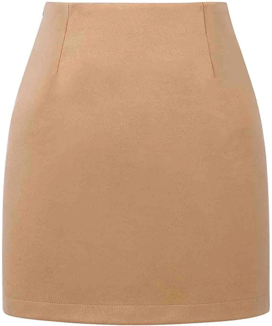 Wool Mini Skirt for Women Casual High Waist Wrap Short Skirts Winter Elegant Slim Fit Office Work Skirts