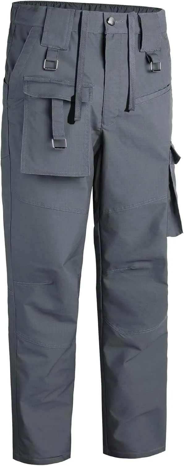 XUNRYAN Cargo Pants Men Fashion Sweatpants Tapered Lightweight Joggers Pockets Workout Athletic Running Trousers Activewear