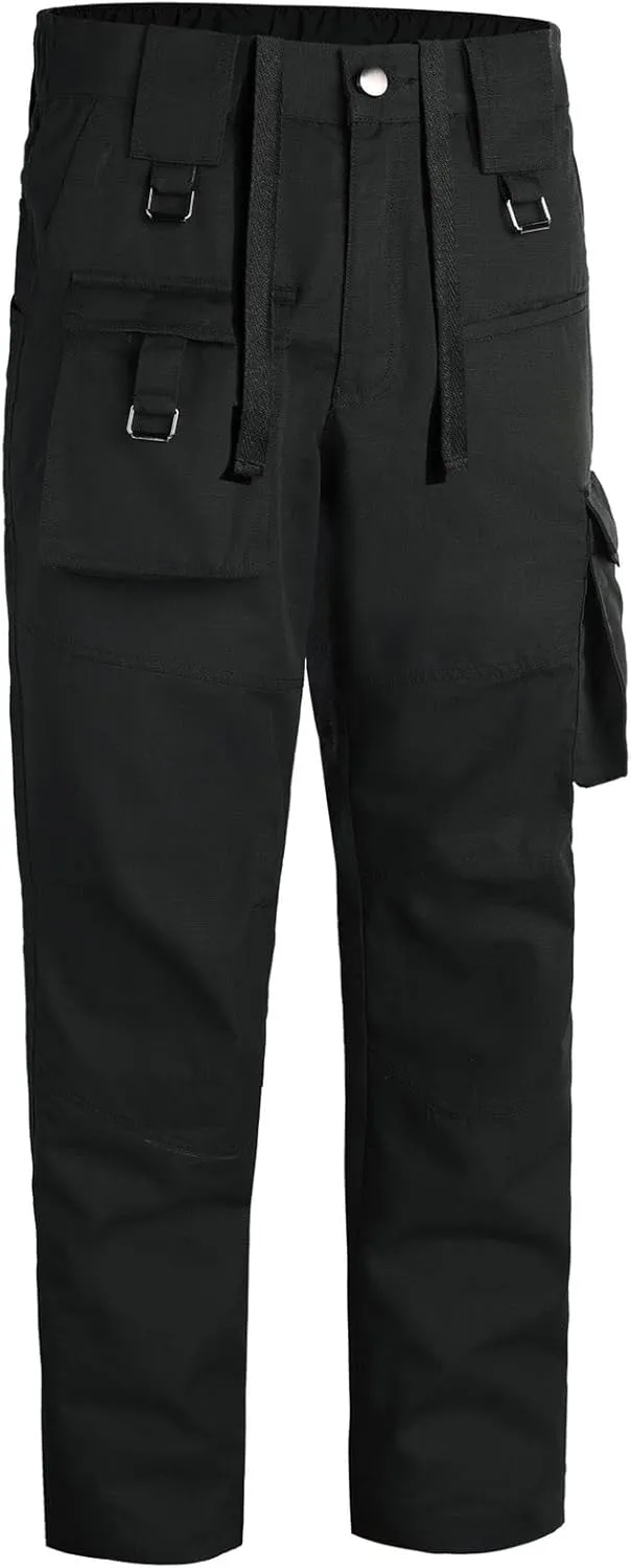 XUNRYAN Cargo Pants Men Fashion Sweatpants Tapered Lightweight Joggers Pockets Workout Athletic Running Trousers Activewear