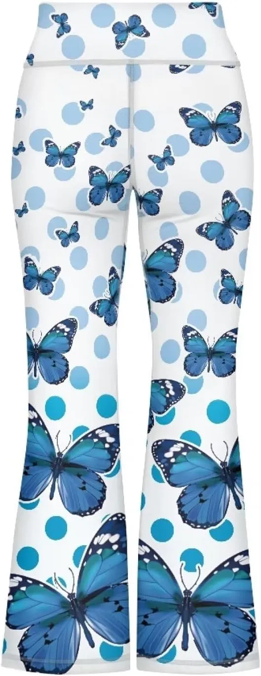 YEXIATODO Girls Wide Leg Yoga Pants Athletic Leggings 5-14 High Waisted Yoga Pants Yoga Active Leggings Tights Pants