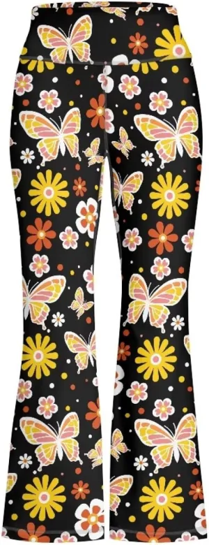 YEXIATODO Girls Wide Leg Yoga Pants Athletic Leggings 5-14 High Waisted Yoga Pants Yoga Active Leggings Tights Pants