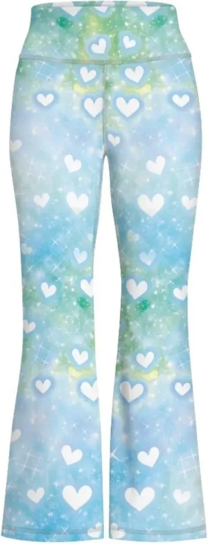 YEXIATODO Girls Wide Leg Yoga Pants Athletic Leggings 5-14 High Waisted Yoga Pants Yoga Active Leggings Tights Pants
