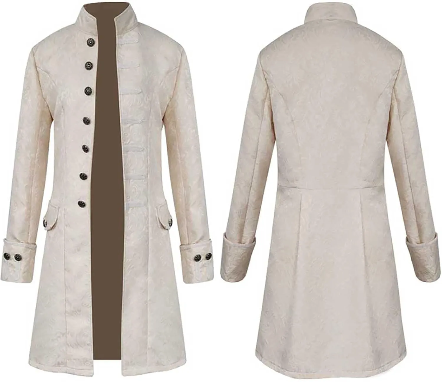 Ymosrh Mens Coats and Jackets Stylish Warm Vintage Tailcoat Jacket Overcoat Outwear Buttons Coat Coats Jackets