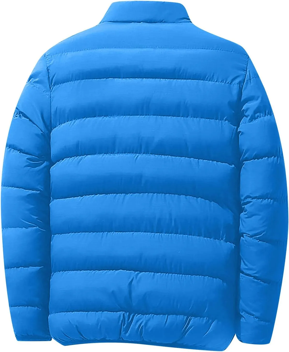 Ymosrh Rain Coats for Men Men's Autumn Winter Zipper Warm Down Jacket Packable Light Coat Mens Jackets