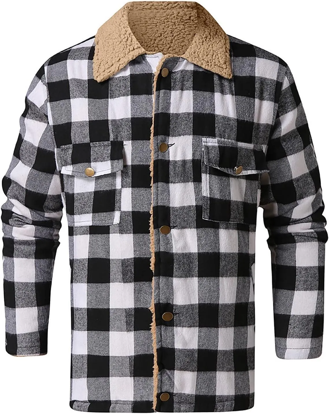 Ymosrh Rain Jackets For Men Waterproof Thermal Jacket Cardigan Casual Shirt Plush Top Mens Coats And Jackets Winter