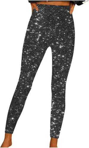 Yoga Leggings for Women,High Waist Yoga Pants Women,Tummy Control Gym Fitness Tights,Elastic Waist Yoga Pants