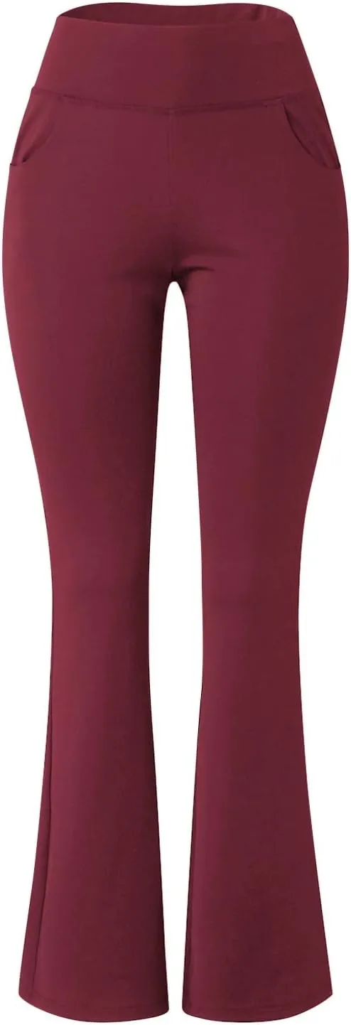 Yoga Pants Women Waist High Women's Yoga Casual Long Wide Palazzo Yoga Pants Flare Workout Gym Leggings Woman