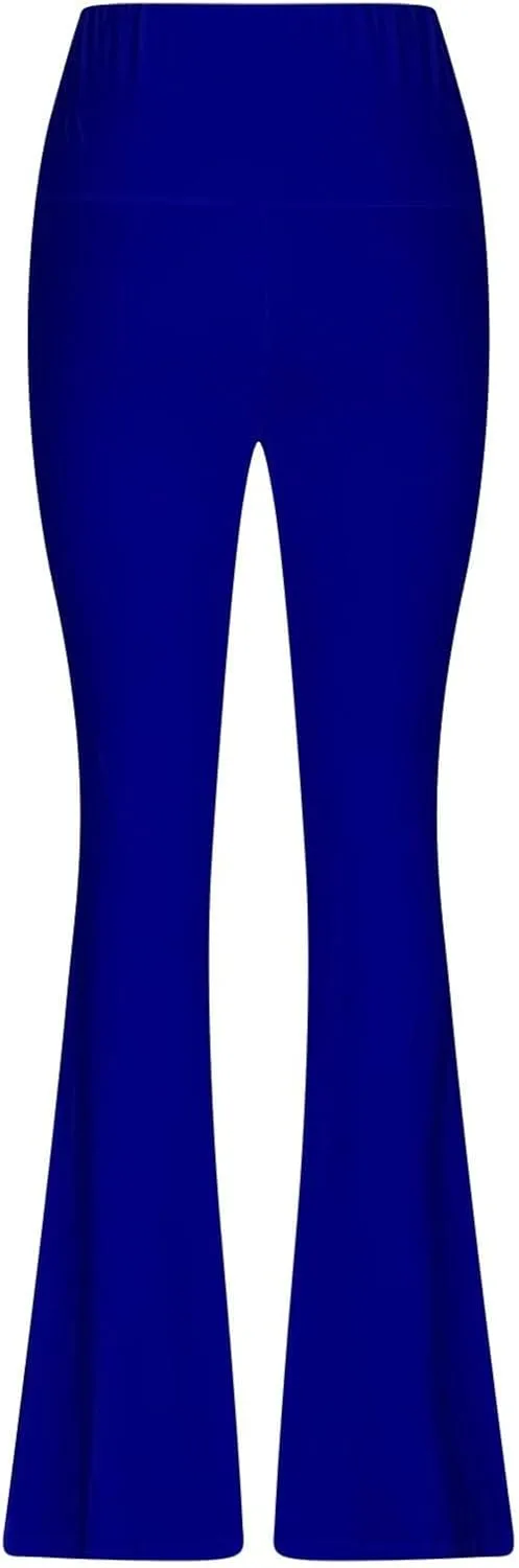 Yoga Pants Women Waist High Women's Yoga Casual Long Wide Palazzo Yoga Pants Flare Workout Gym Leggings Woman