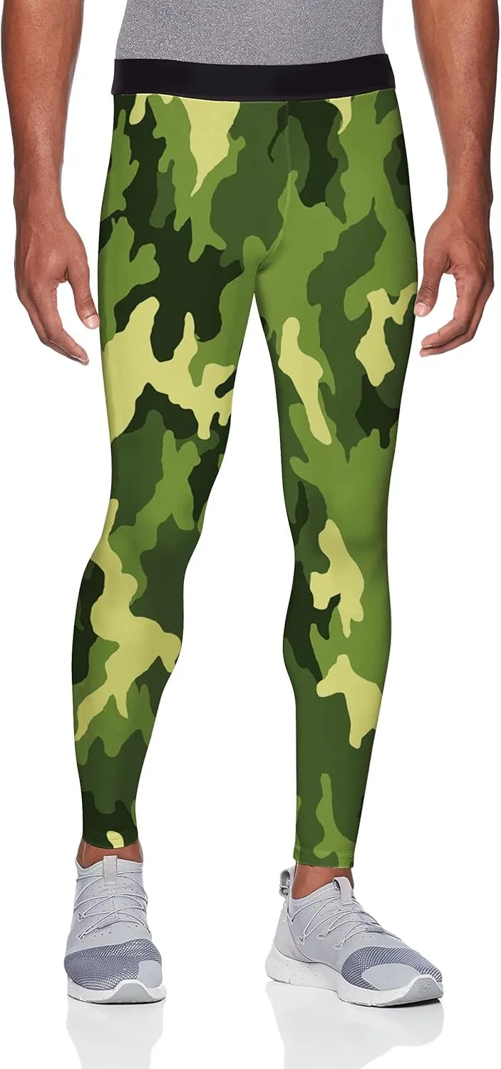 Zimperad Men Compression Pants-Spats for Men Running, BJJ, MMA, Muay Thai Activewear Leggings