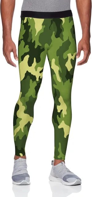 Zimperad Men Compression Pants-Spats for Men Running, BJJ, MMA, Muay Thai Activewear Leggings